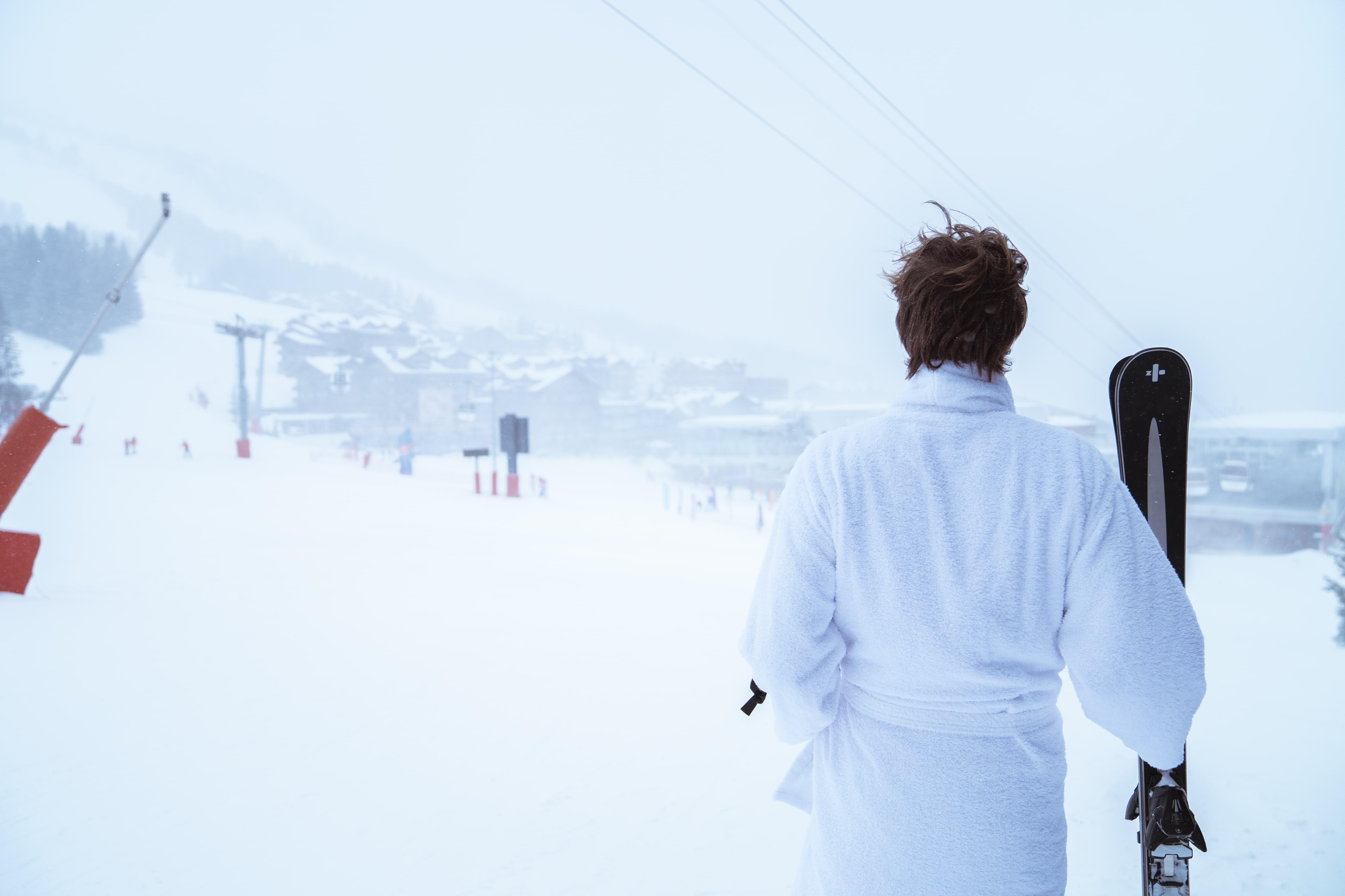 Ecrin Blanc Resort Courchevel - Aquapark Bagian luar foto