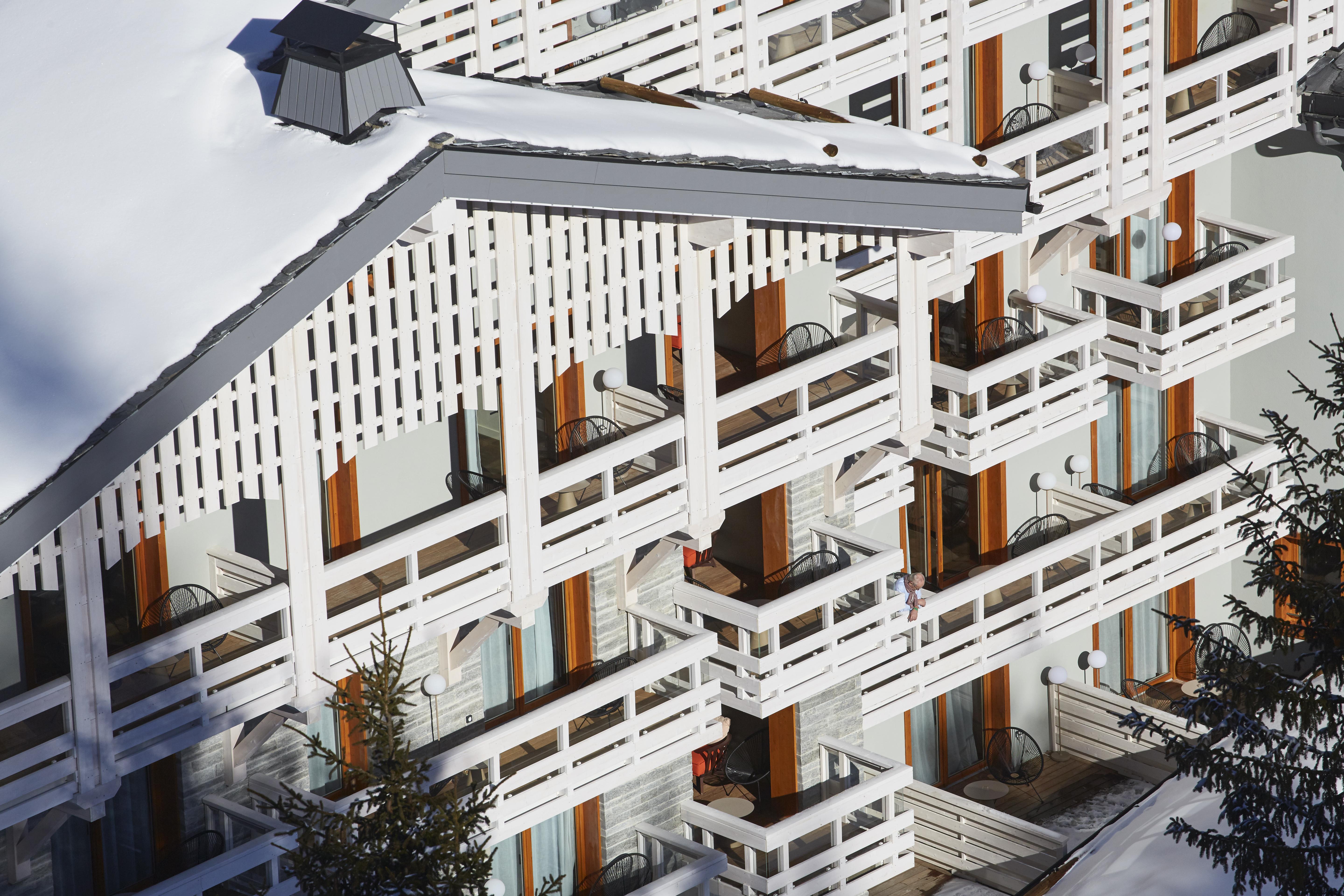 Ecrin Blanc Resort Courchevel - Aquapark Bagian luar foto