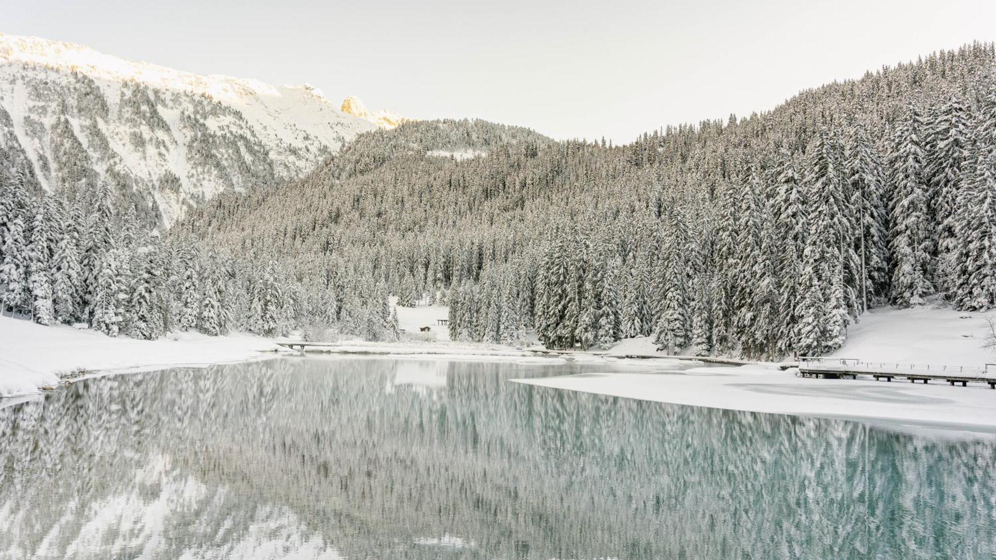 Ecrin Blanc Resort Courchevel - Aquapark Bagian luar foto